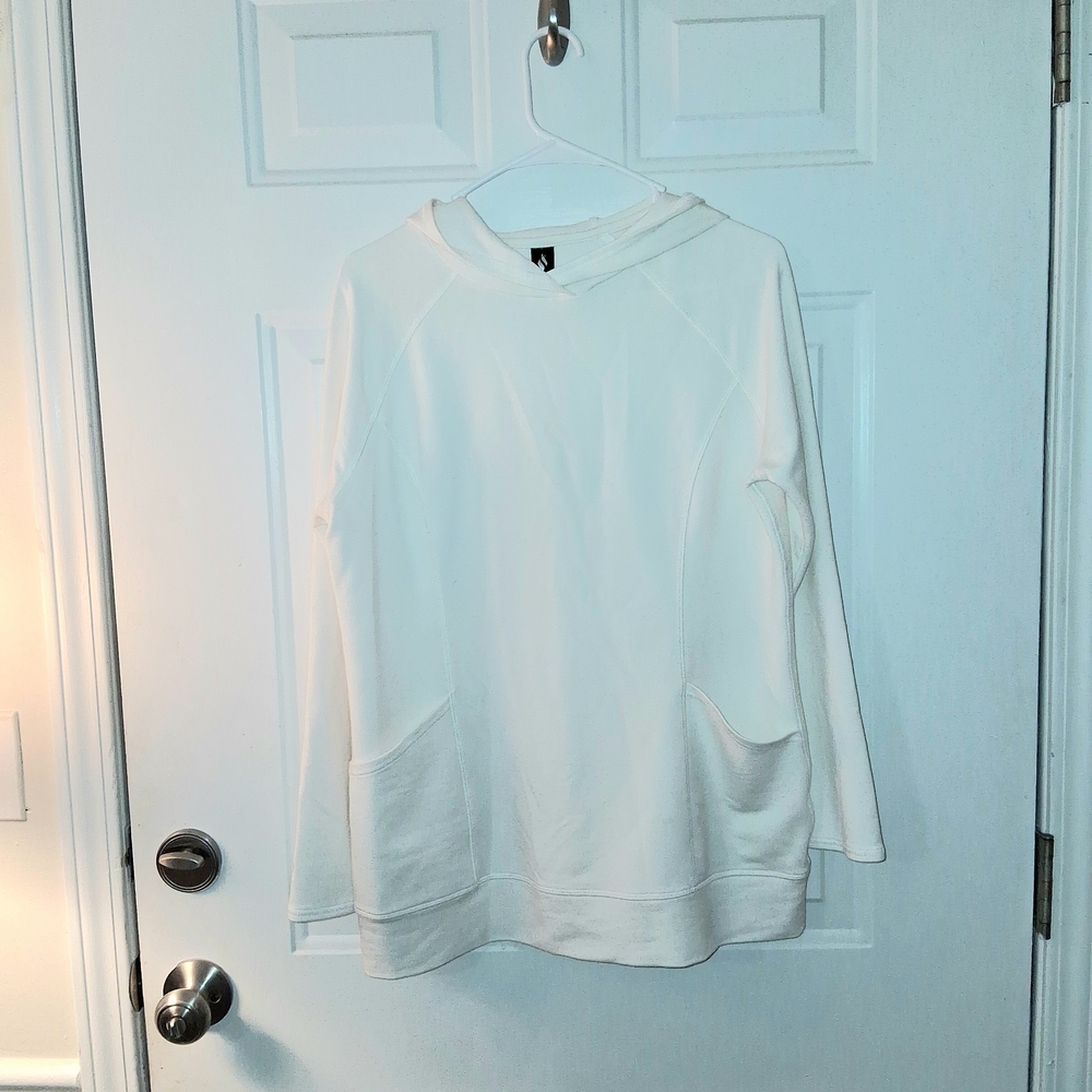 Sketchers Women's White Hoodie Size M